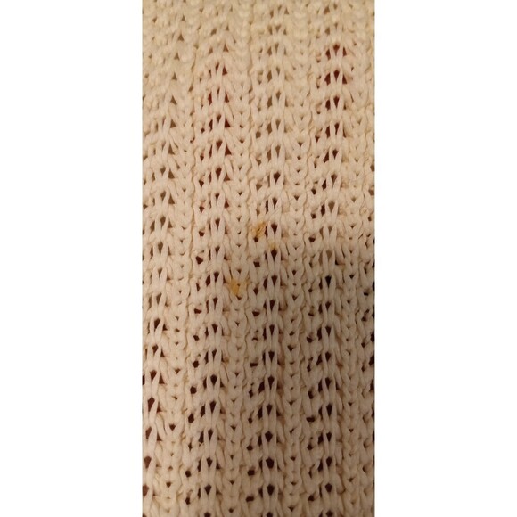 Ann Taylor Ivory loose knit open front cardigan - Picture 6 of 9